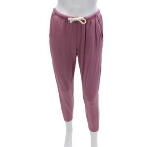 Electric & Rose Womens Jogger Sweatpants Purple Micromodal Drawstring Size XS